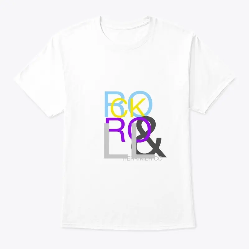 Rock & Roll Color Logo