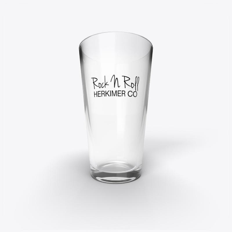 Rock N Roll Herkimer Co Pint Glass